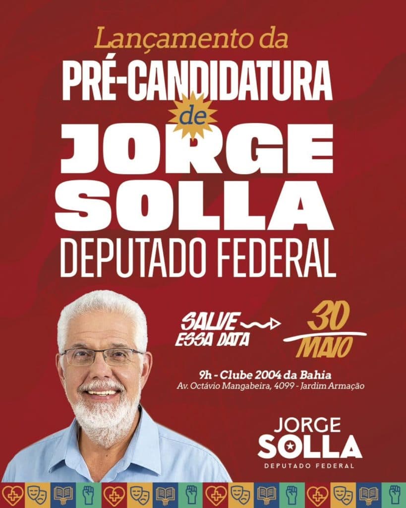 Clube 2004 celebra a democracia com o lançamento da pré-candidatura de Jorge Solla a deputado federal
