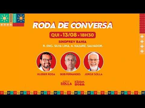 Roda de Conversa com Kleber Rosa e Bob Fernandes