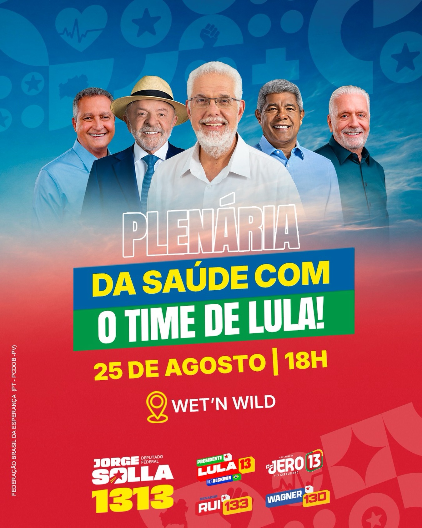 Plenária da Saúde com o Time de Lula em 25 de agosto