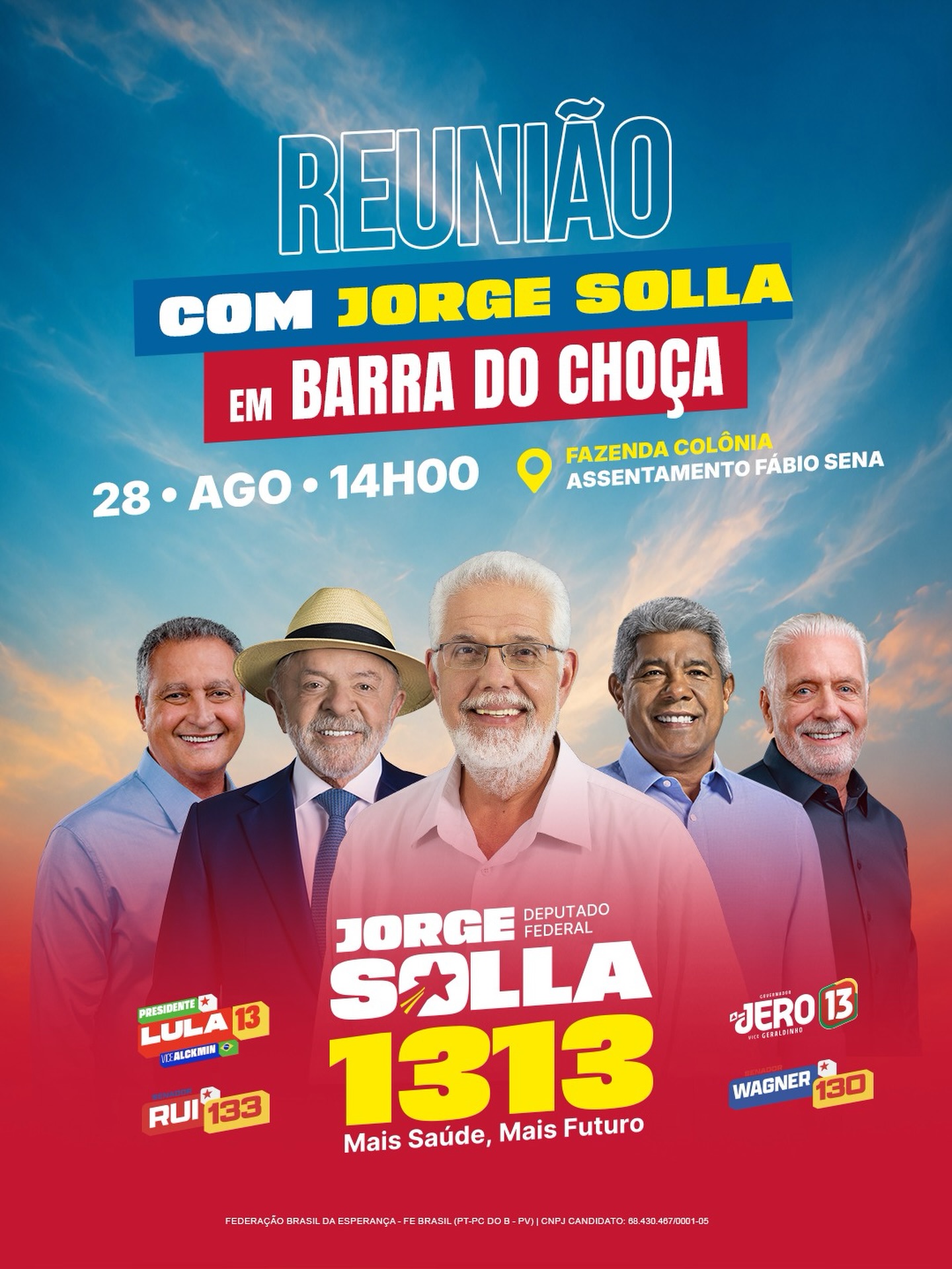 Reunião com Jorge Solla em Barra do Choça