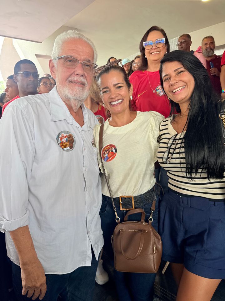 PGP - Encontros para o Futuro, em Feira de Santana, ao lado de Jerônimo, Geraldo Júnior, Jaques Wagner e Rui Costa.