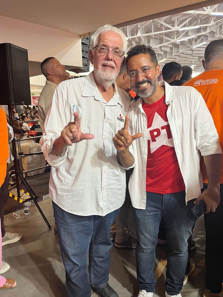 PGP - Encontros para o Futuro, em Feira de Santana, ao lado de Jerônimo, Geraldo Júnior, Jaques Wagner e Rui Costa.