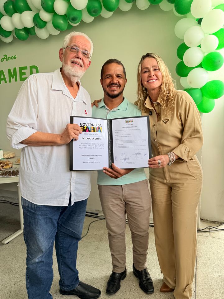 31/03 - Celebração dos 3 anos de parceria da FABAMED à frente do Hospital Municipal de Jaguaquara