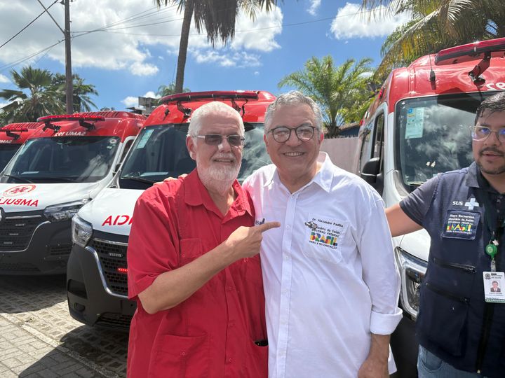 Agenda em Camaçari com a presença do Ministro da Saúde Padilha, o Senador Jaques Wagner e o Governador Jerônimo Rodrigues.