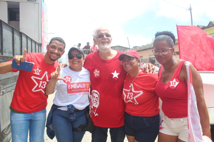 Caminhada com o #TimeDeLula em #GovernadorMangabeira