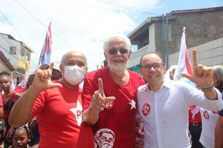 Caminhada com o #TimeDeLula em #GovernadorMangabeira