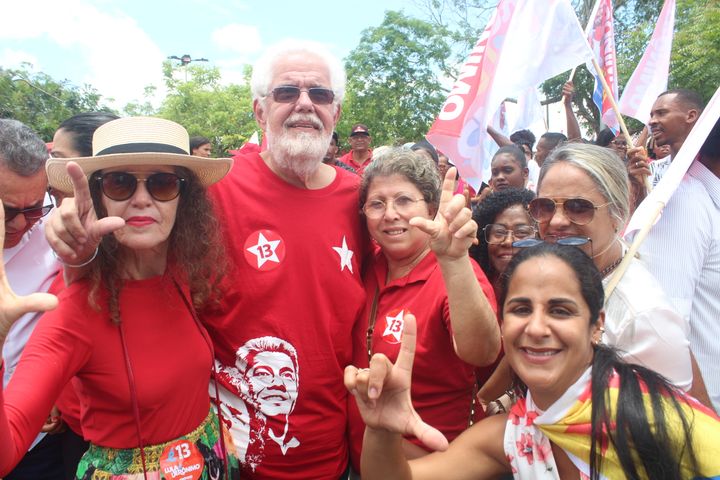 Caminhada com o #TimeDeLula em #GovernadorMangabeira