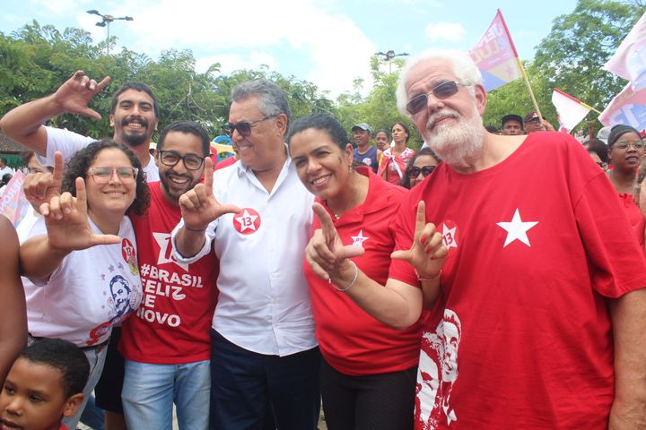 Caminhada com o #TimeDeLula em #GovernadorMangabeira