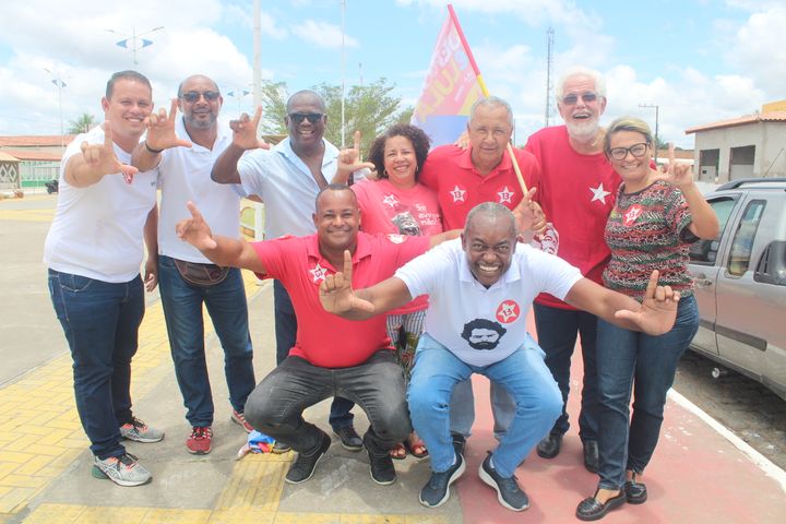 Caminhada com o #TimeDeLula em #GovernadorMangabeira