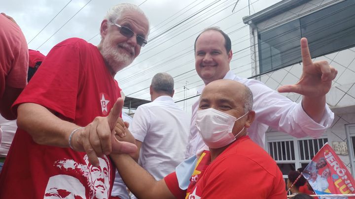 Caminhada com o #TimeDeLula em #GovernadorMangabeira