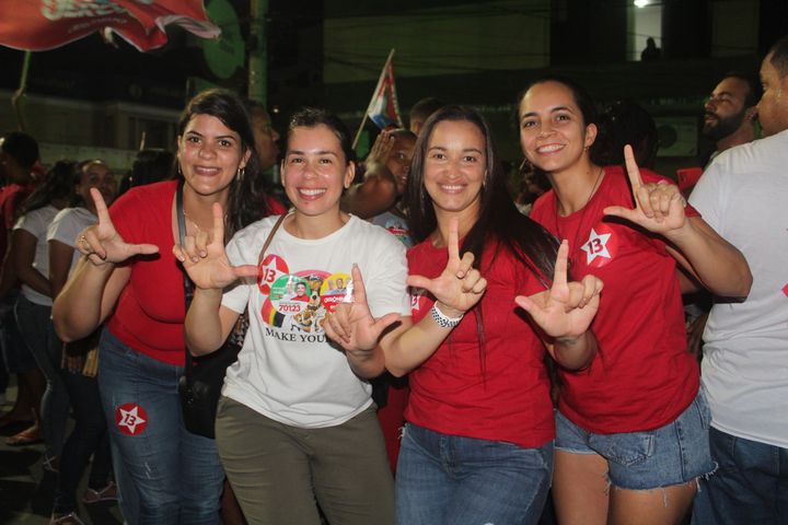 Caminhada e comício com o #TimeDeLula em #Jequié