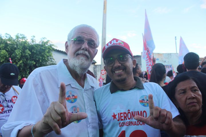 Caminhada e comício com o #TimeDeLula em #Jequié
