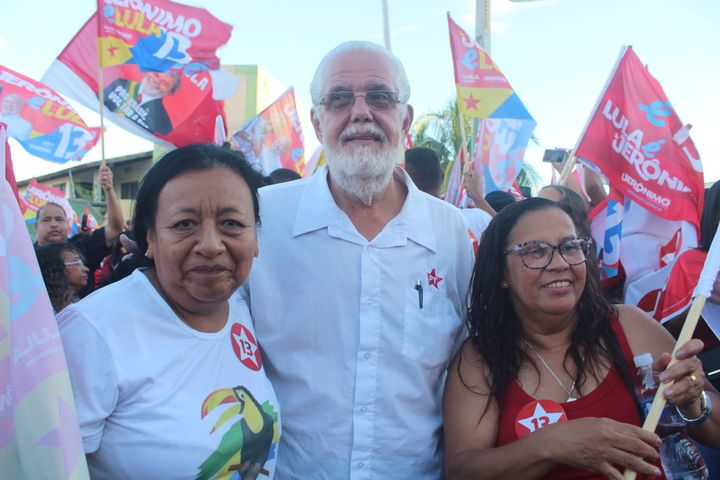 Caminhada e comício com o #TimeDeLula em #Jequié
