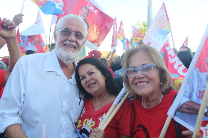 Caminhada e comício com o #TimeDeLula em #Jequié
