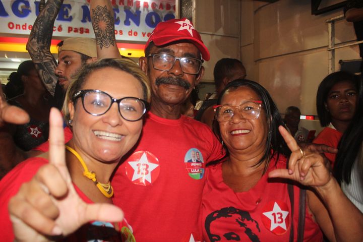 Caminhada e comício com o #TimeDeLula em #Jequié