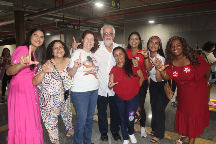 Recepção à presidenta Dilma em Salvador