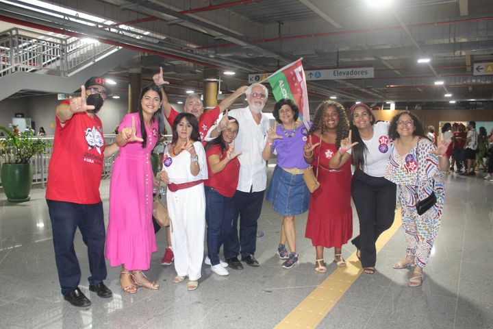 Recepção à presidenta Dilma em Salvador