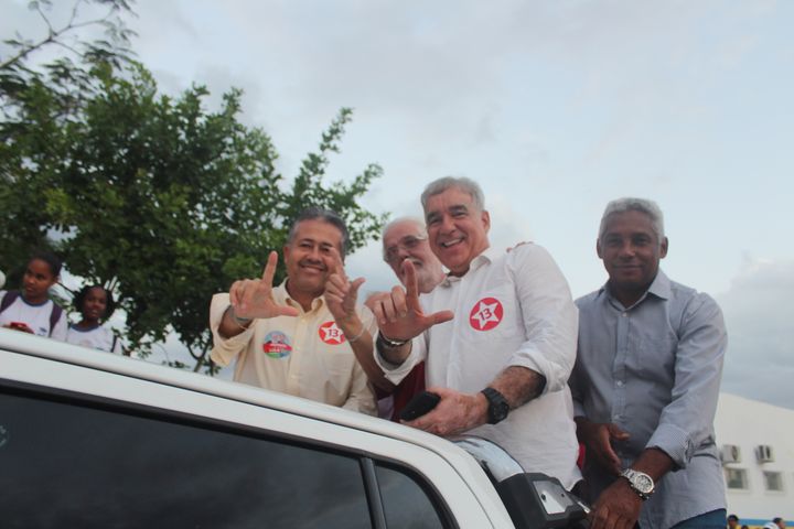 Caravana do 13 em #SantaBárbara e #Serrinha
