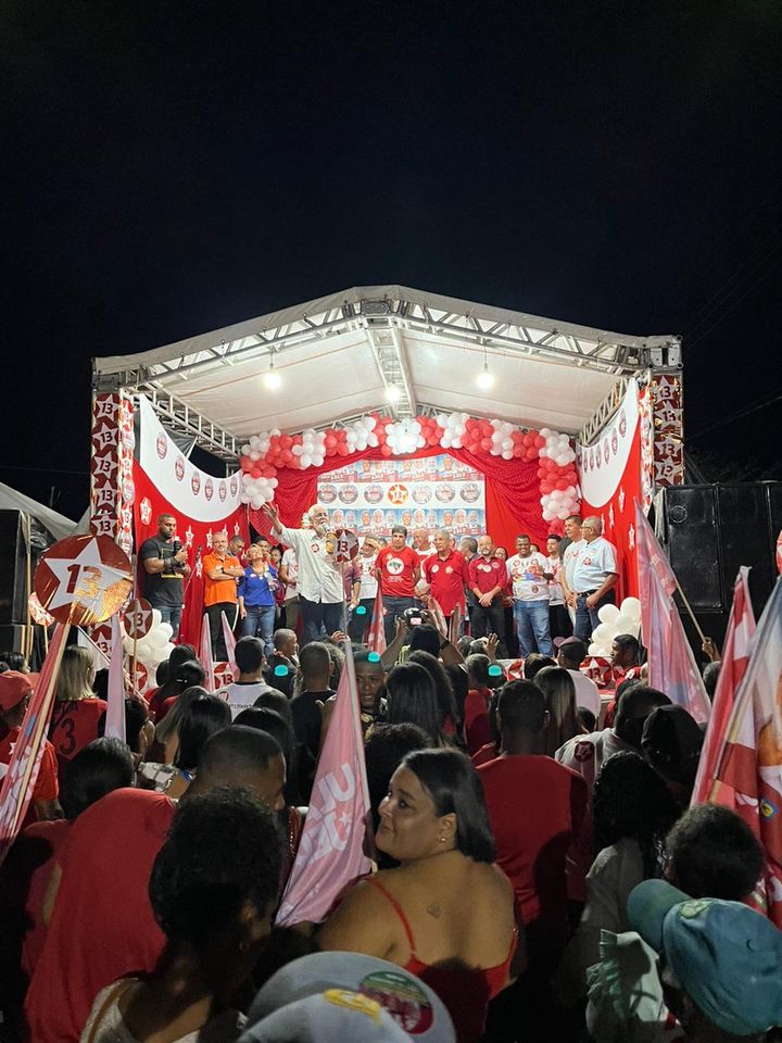Comício do Time de Lula em Santa Inês
