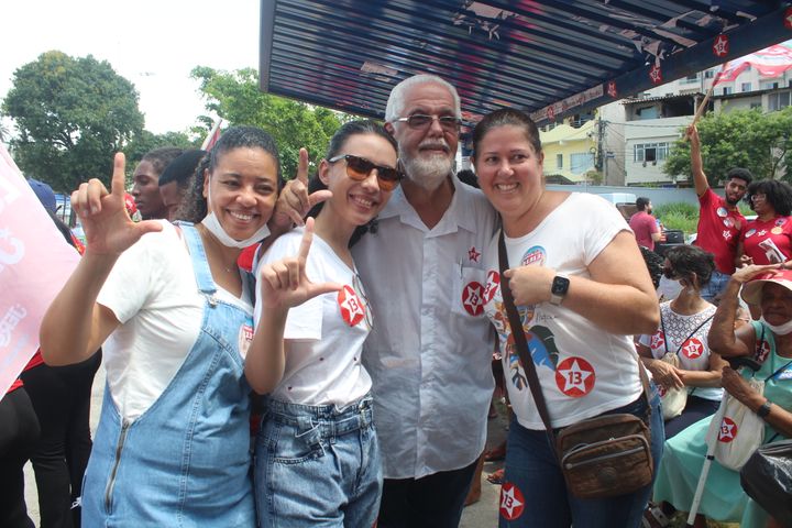 Caminhada com o Time de Lula em Narandiba, Salvador