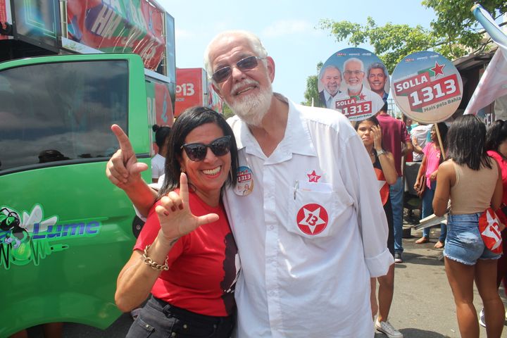 Caminhada com o Time de Lula em Narandiba, Salvador