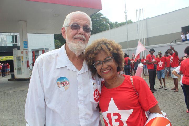 Caminhada com o Time de Lula em Narandiba, Salvador