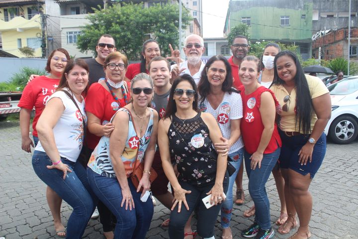 Caminhada com o Time de Lula em Narandiba, Salvador