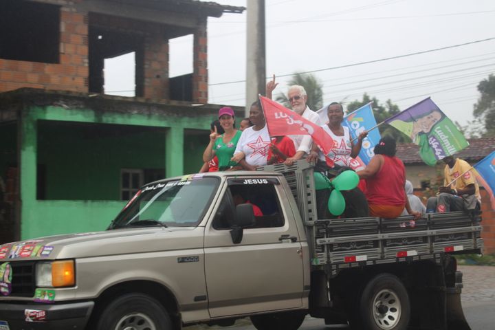 Encontro com apoiadores e carreata em Governador Mangabeira