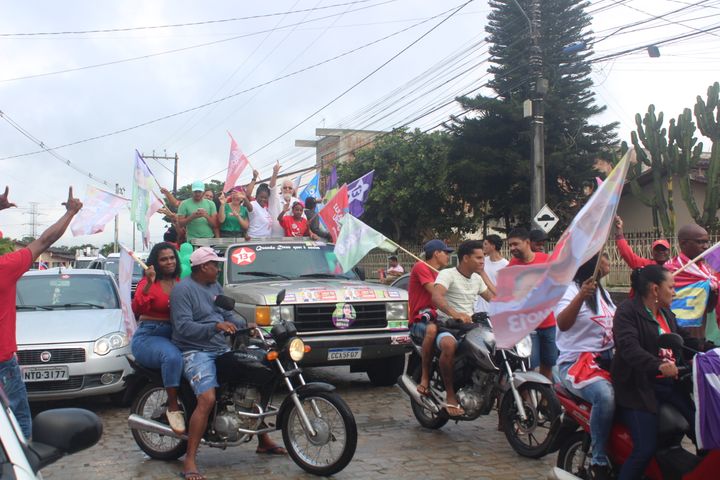Encontro com apoiadores e carreata em Governador Mangabeira