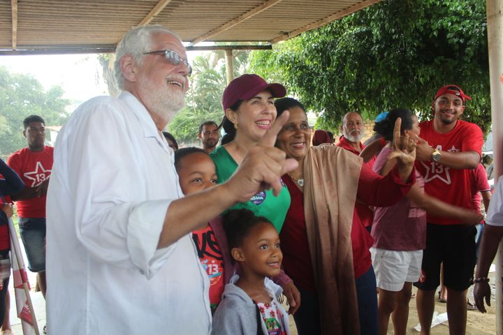 Encontro com apoiadores e carreata em Governador Mangabeira